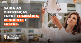 tipos de luminária