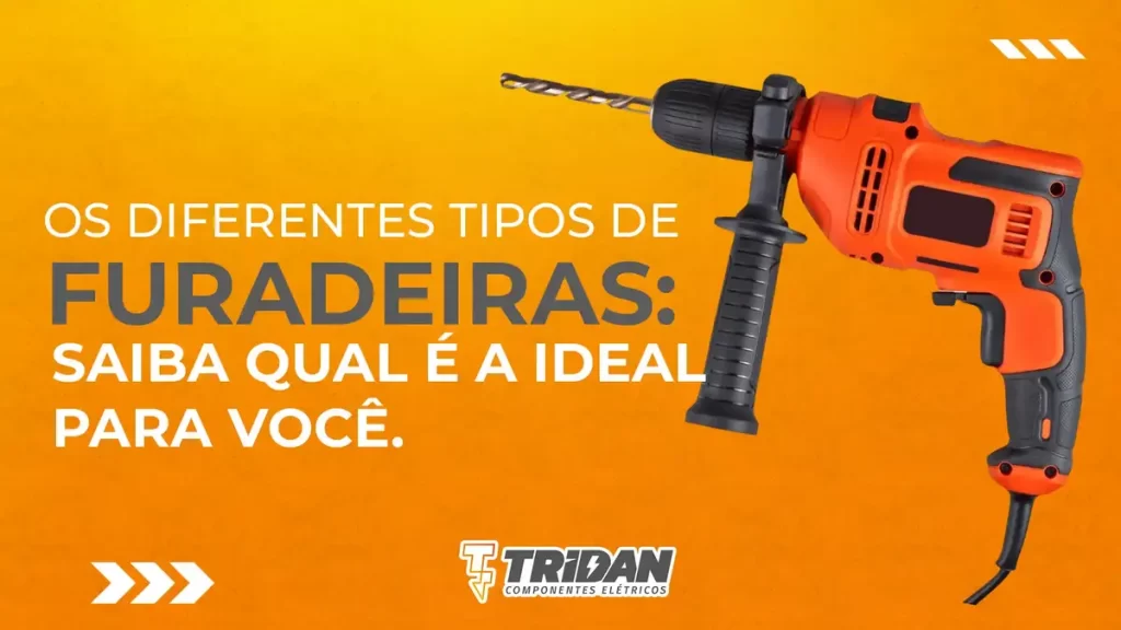 diferentes tipos de furadeiras