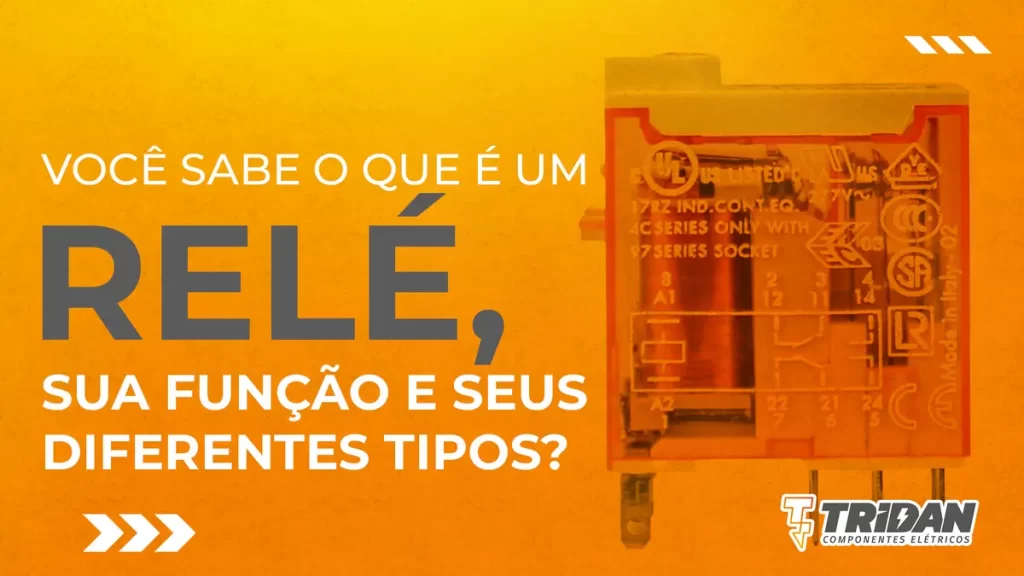 Capa de blog com título "Descubra o que é um relé e como esses dispositivos desempenham um papel essencial em sistemas elétricos. Saiba mais!"